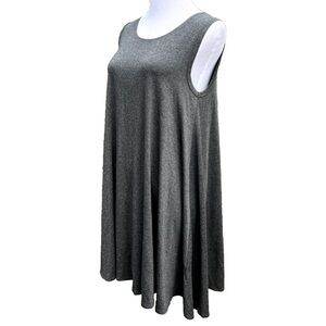 Karen Kane Sleeveless Maggie Trapeze Dress‎ Sz Medium Scoop Neck High Low Hem